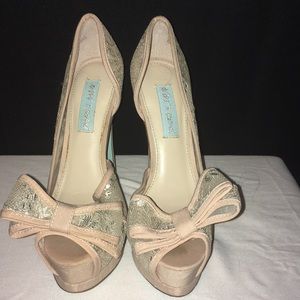 Betsey Johnson, gently used, heels